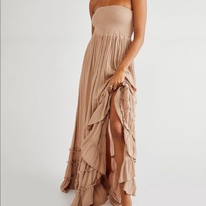 Free People Extratropical Maxi Dress - Taupe